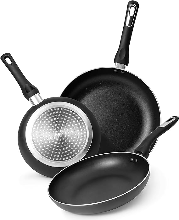 Frying Pan Set | Induction, Gas & Electric Hob | Black | Nuovva – Koch ...