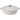 Grey shallow cast casserole pan with lid. 