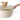 Cream Non-Stick Saucepan with Lid | Electric, Gas & Induction Hobs | Multiple Sizes