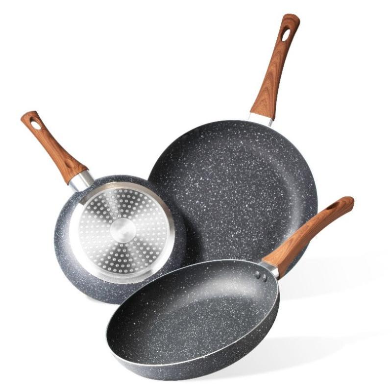 Frying Pan Set | Induction, Gas & Electric Hob | Marble | Nuovva – Koch ...