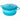 Blue cast iron cookware with lid