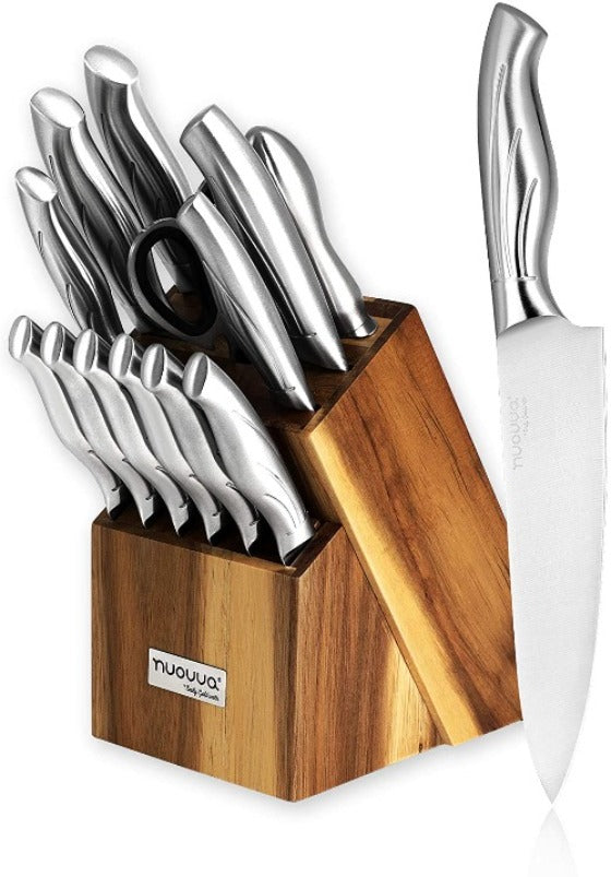 IKOMMI Knife set, 18 Pcs Knife Sets For Kitchen With Block, High Carbo —  CHIMIYA